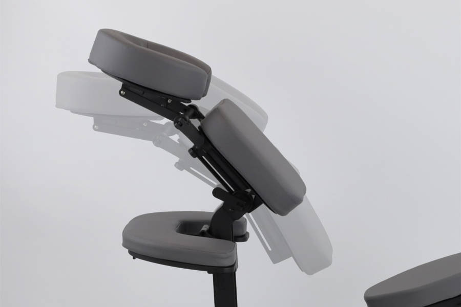 PREMIUM Massagestuhl Vital Soft Touch Grau