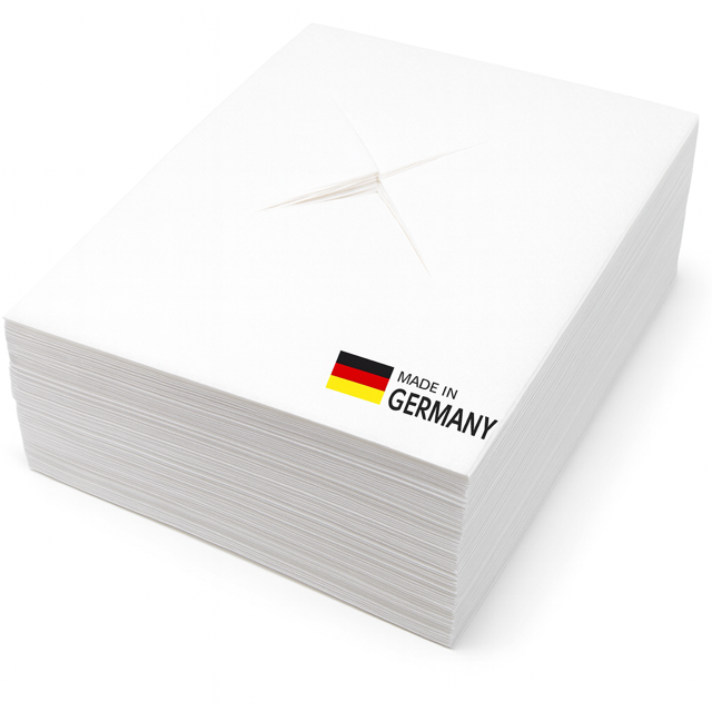 Nasenschlitztücher X-Schlitz "57GSM" 300x210mm -100 Stück