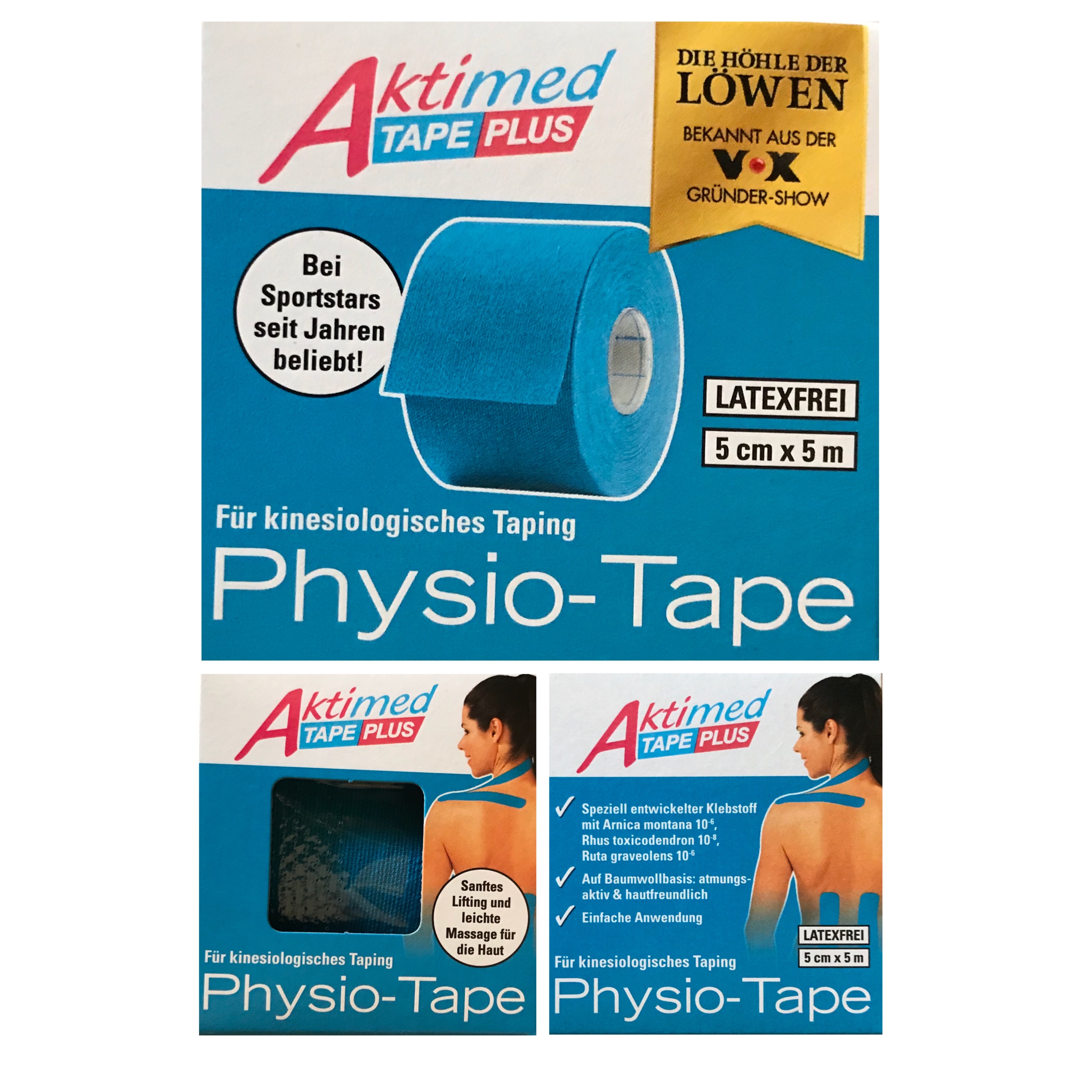 Aktimed Tape PLUS 5cm x 5m - 1Rolle BLAU