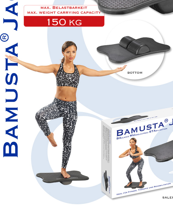 Trendy Sport Bamusta Jaque Board Gleichgewichtstraining Bamusta Jaque Board - schwarz