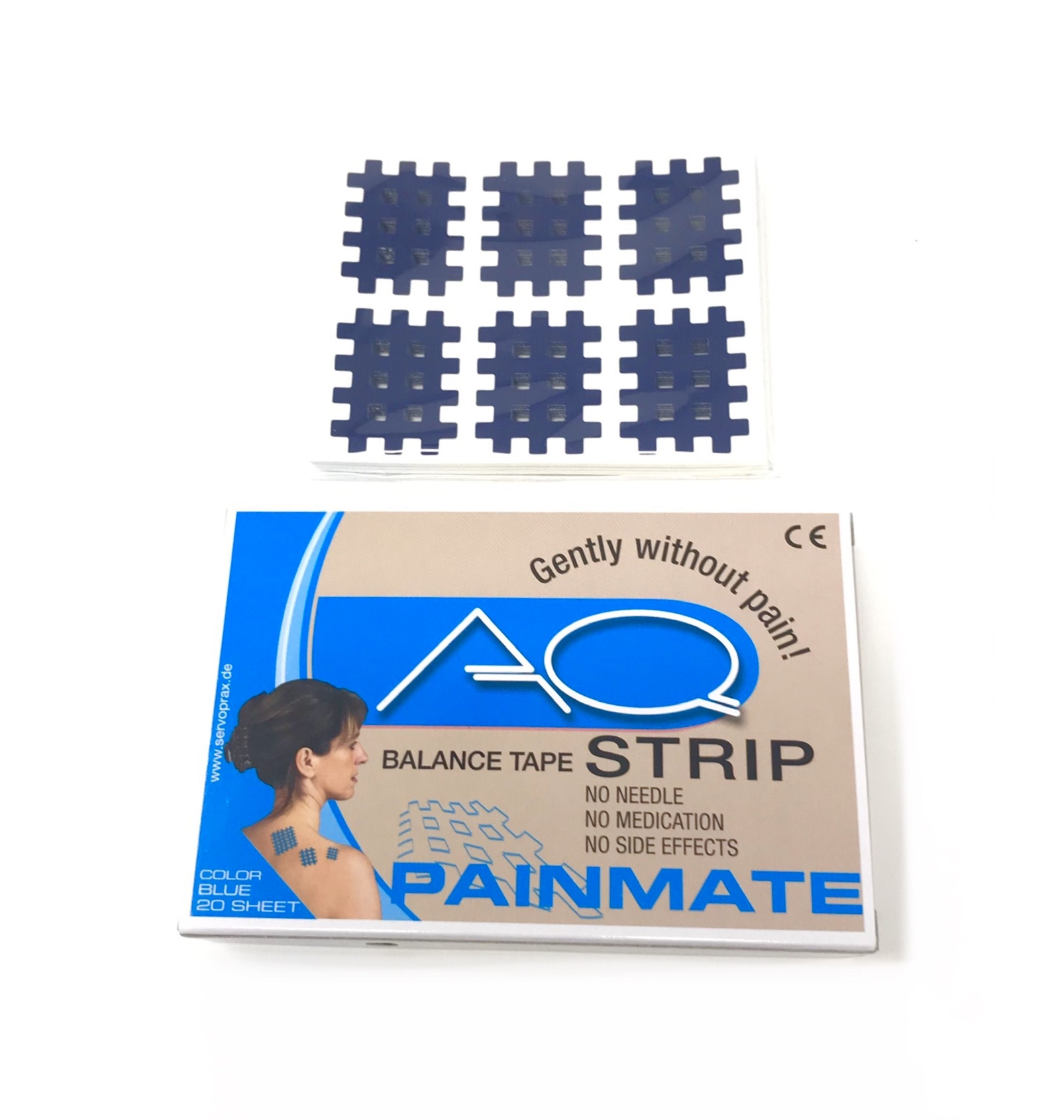 AQ-Tape Gittertape B 20x6 Strips BLAU AQ-Tape Gittertape B 20x6 Strips (120 Stück)