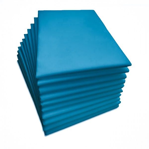 Waschfaserlaken "PP70" 80x210cm 10er Pack - AQUA Waschfaserlaken "PP70" 80x210cm 10er Pack - AQUA