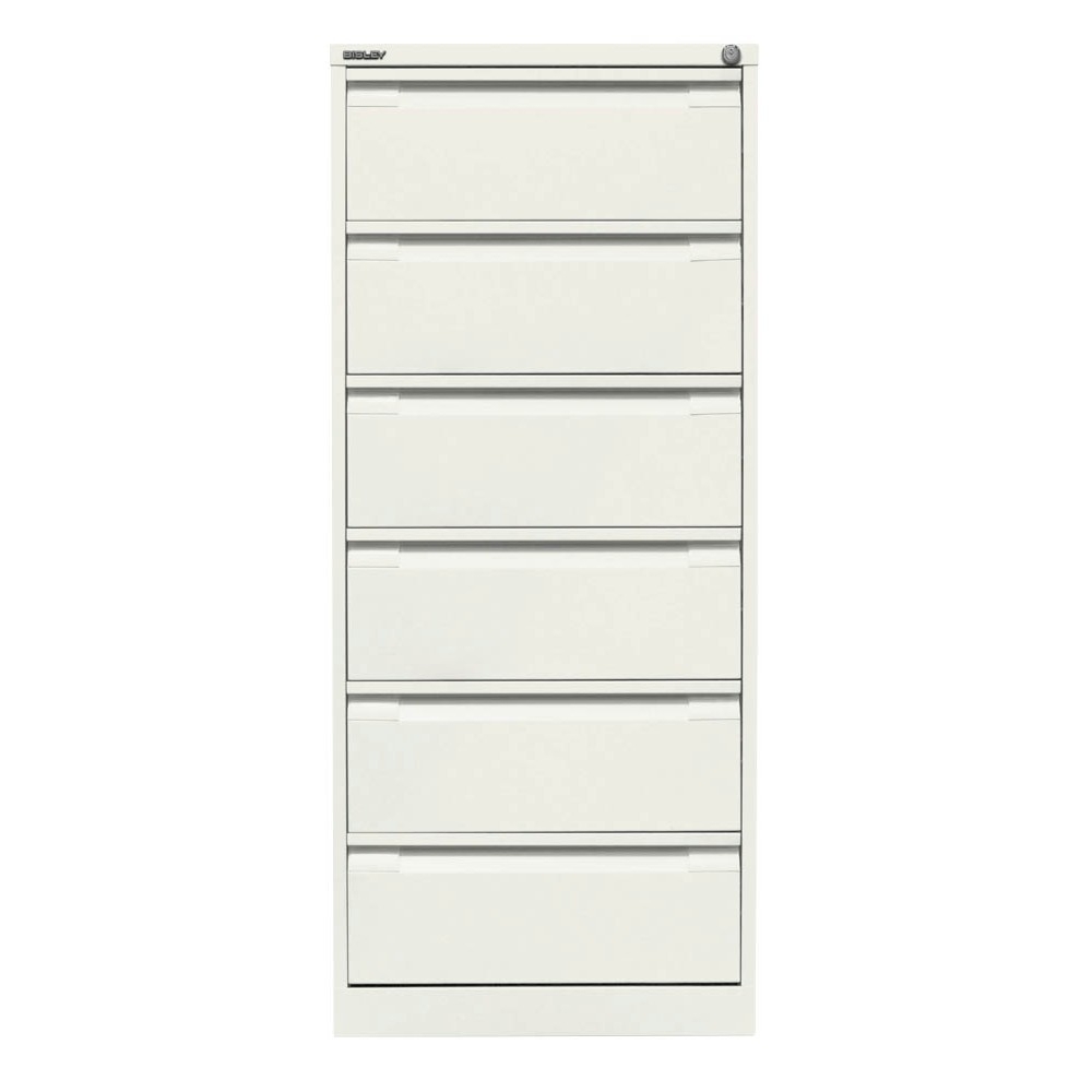 BISLEY Karteischrank weiß 50x62x132cm (abschließbar)