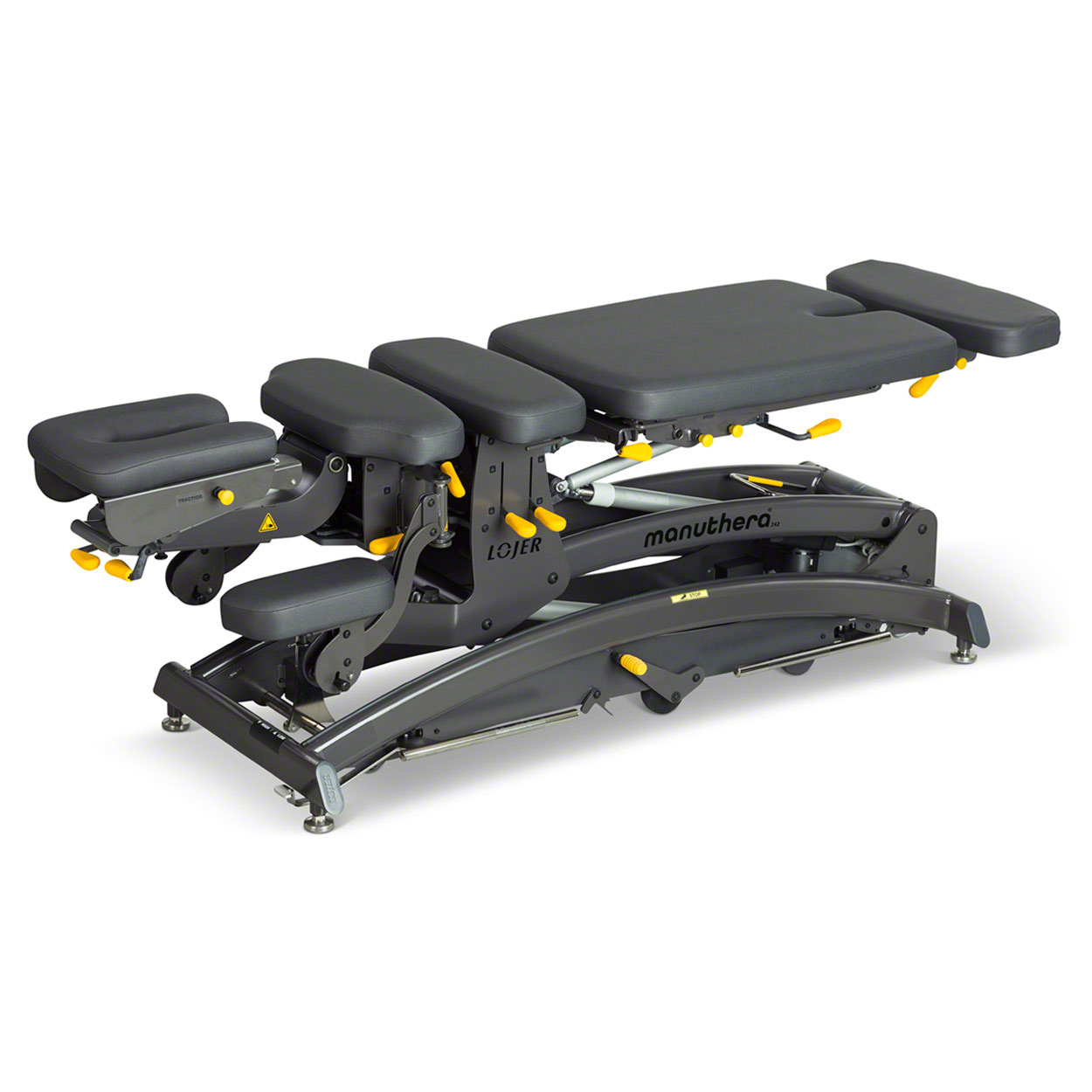 Lojer Therapieliege Manuthera Modell 242, mit Akkuantrieb, anthrazit