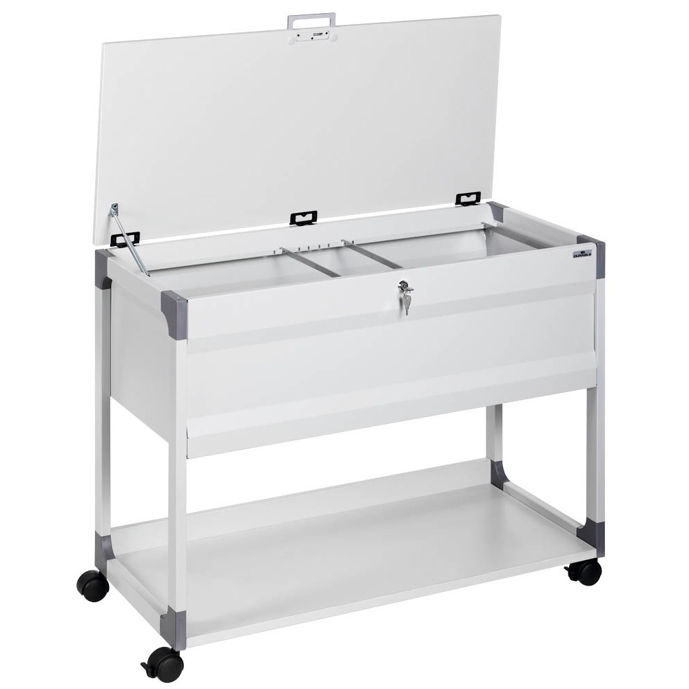 DURABLE Hängemappenwagen grau (abschließbar)