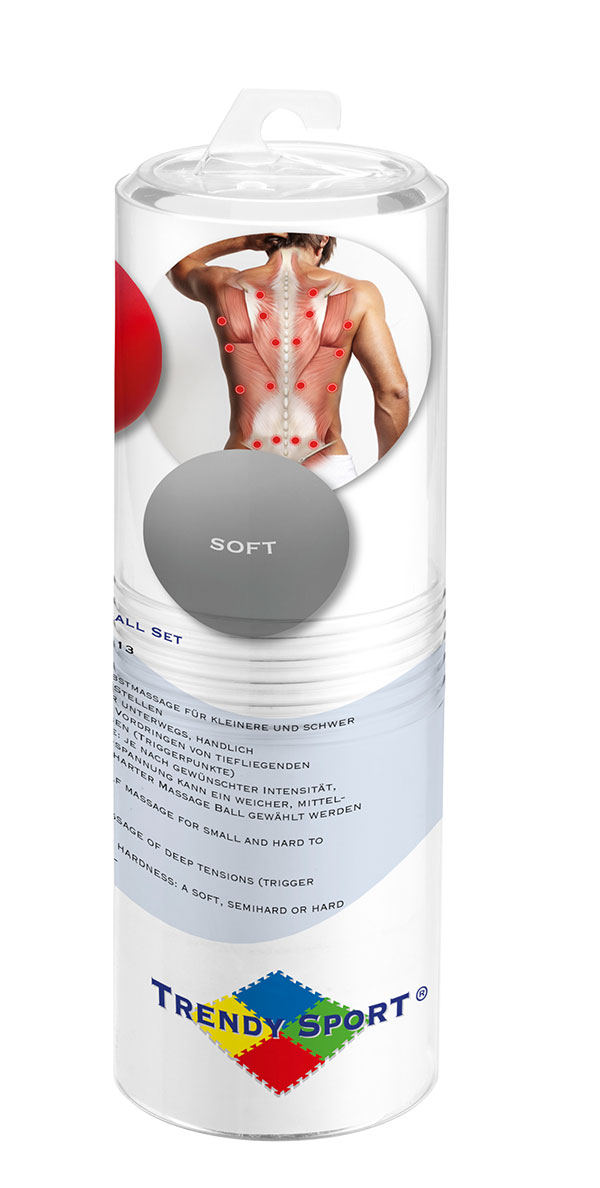 TRENDY FORCA Massageball Set mit 3 Stück TRENDY FORCA Massageball Set