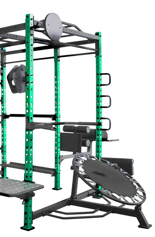 Functional Green Tower Multifunktion Kraftstation Fitnessstation Fitness Rack Crosstraining Rack Multifunktion Kraftstation