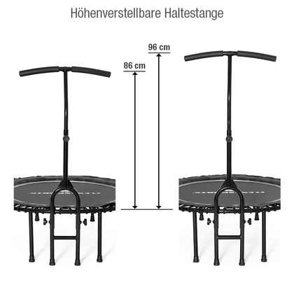 FLEXI-SPORTS Basic Trampolin (schwarz/pink) mit ZAHLEN FLEXI-SPORTS Basic Trampolin (schwarz/pink) mit ZAHLEN