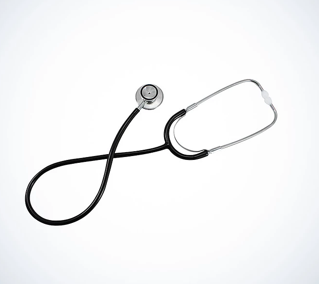 MED COMFORT Doppelkopf-Stethoskop, schwarz