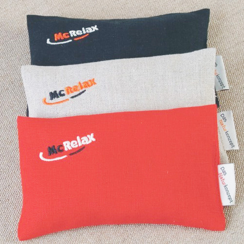 McRelax Handballenauflage Mauskissen Bio-Hirsekissen 10x16cm McRelax ® Mauskissen Hirse - SCHWARZ