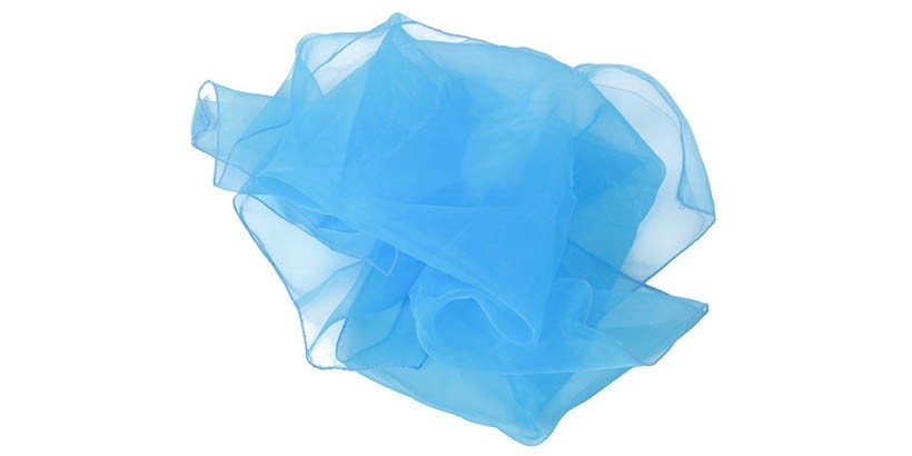 Jongliertuch 1 Stück BLAU