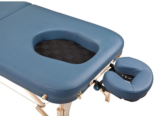 Mobile Massageliege Spirit mit Schwangerenoption CREME (76cm)