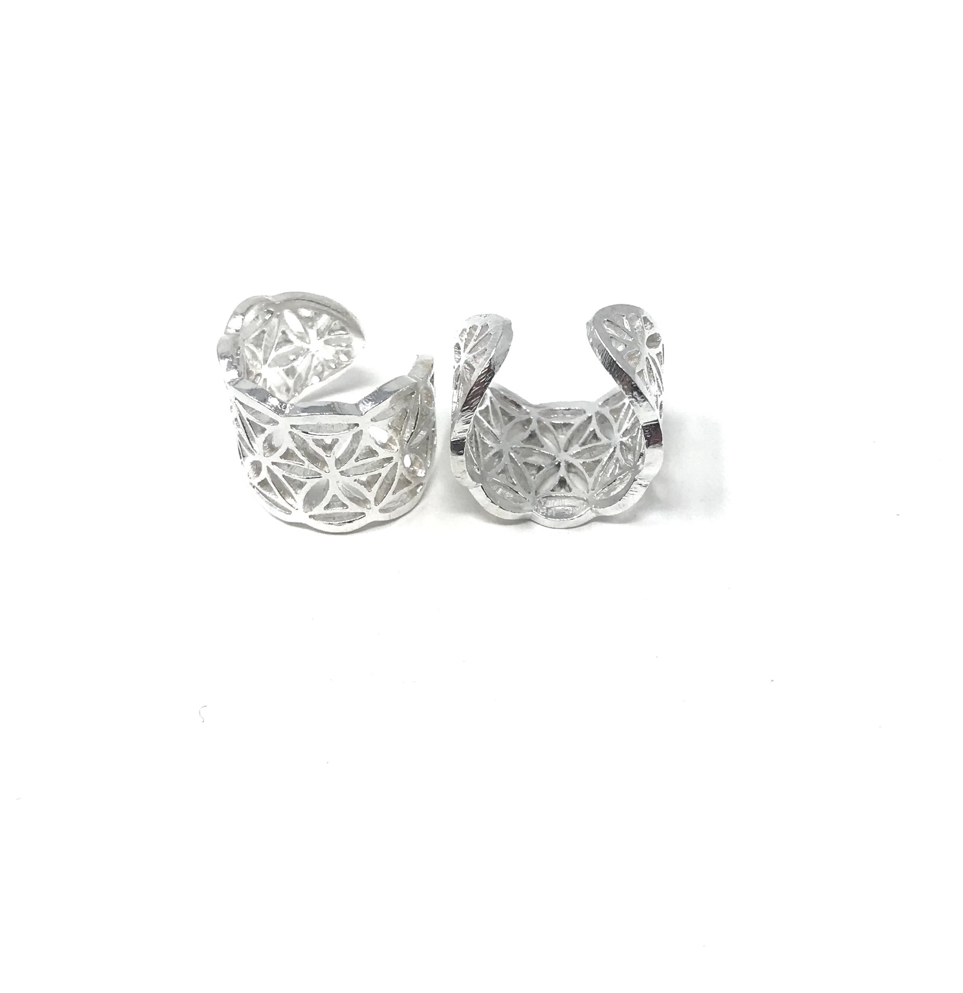 Ohrhänger "Blume des Lebens" aus 925er Silber