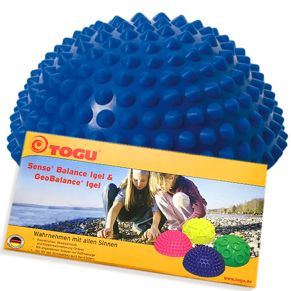 TOGU SENSO BALANCE IGEL 2er-SET 16cm BLAU