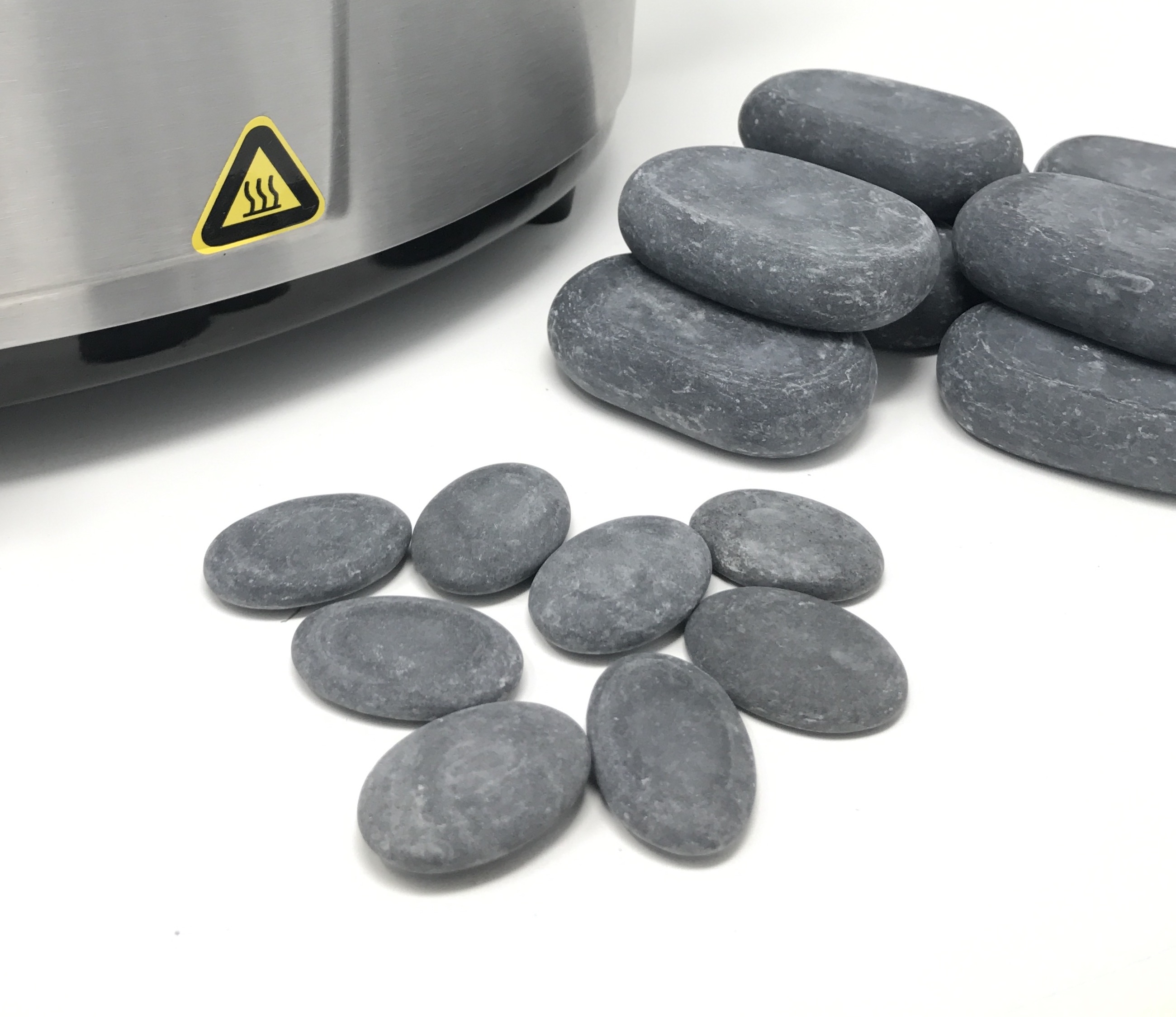 Hot-Stone-Set Wärmegerät & 23 Steine