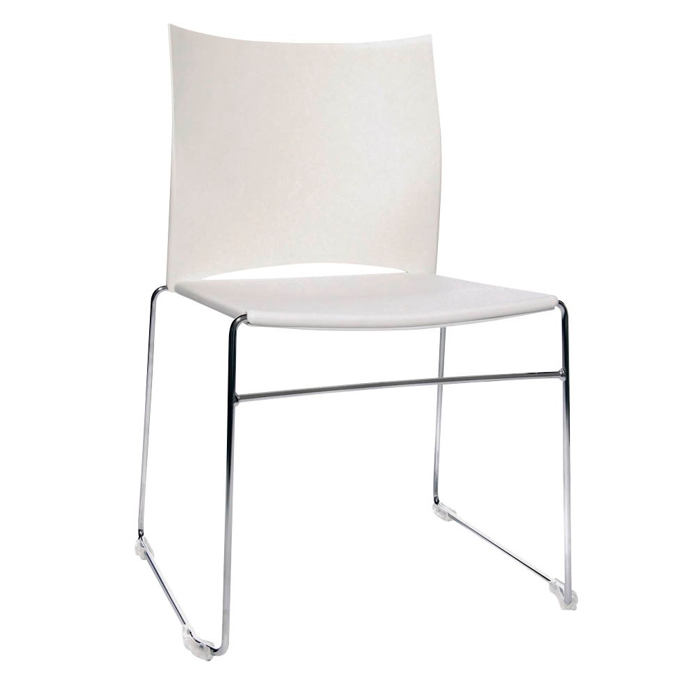 4 Stück W-Chair Besucherstühle