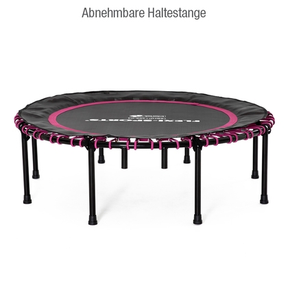 FLEXI-SPORTS Basic Trampolin (schwarz/pink)