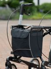 Tasche mit Magnetverschluss, schwarz, zum Rollator vital classic