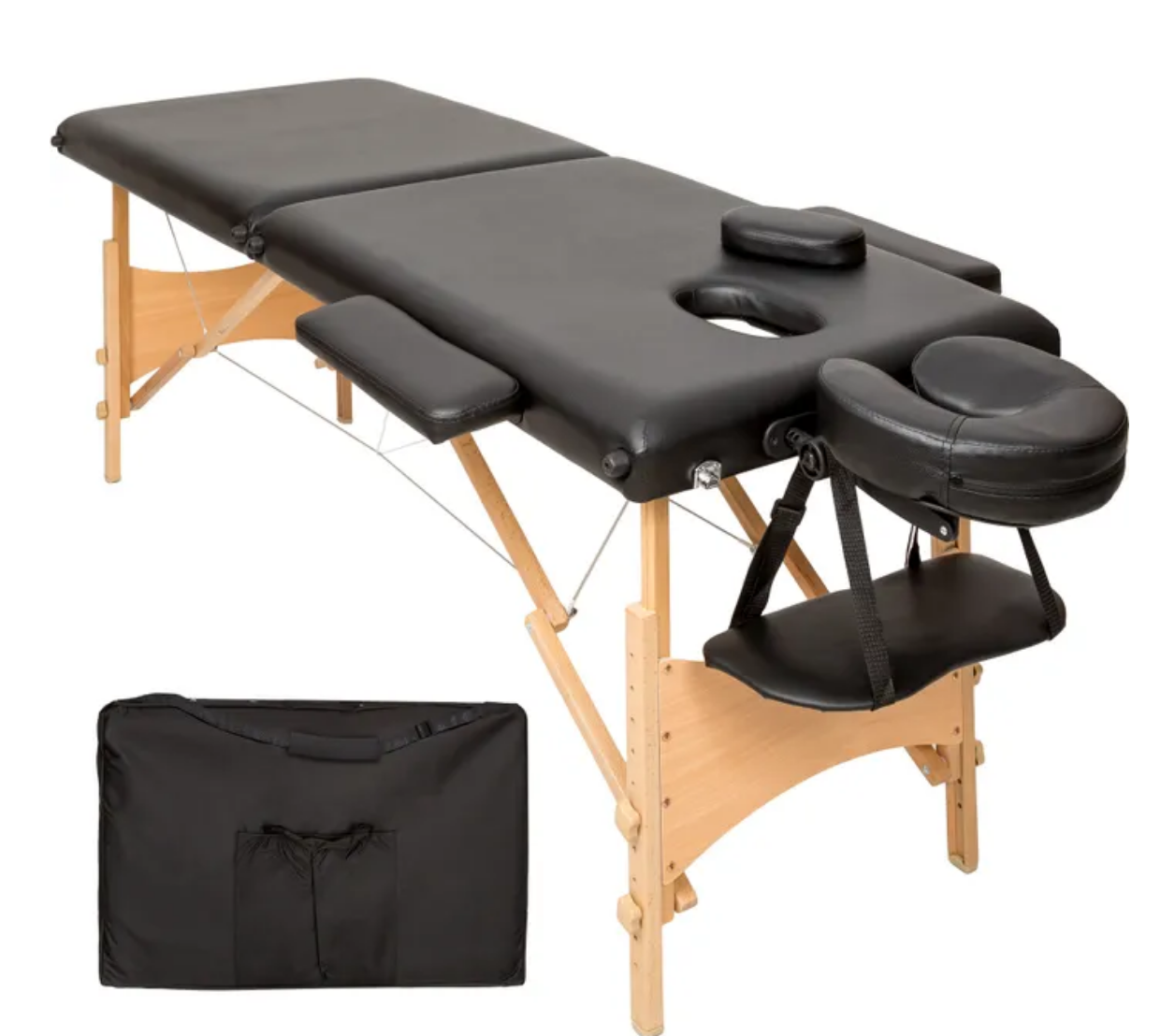 Mobile Massageliege BASIC SCHWARZ