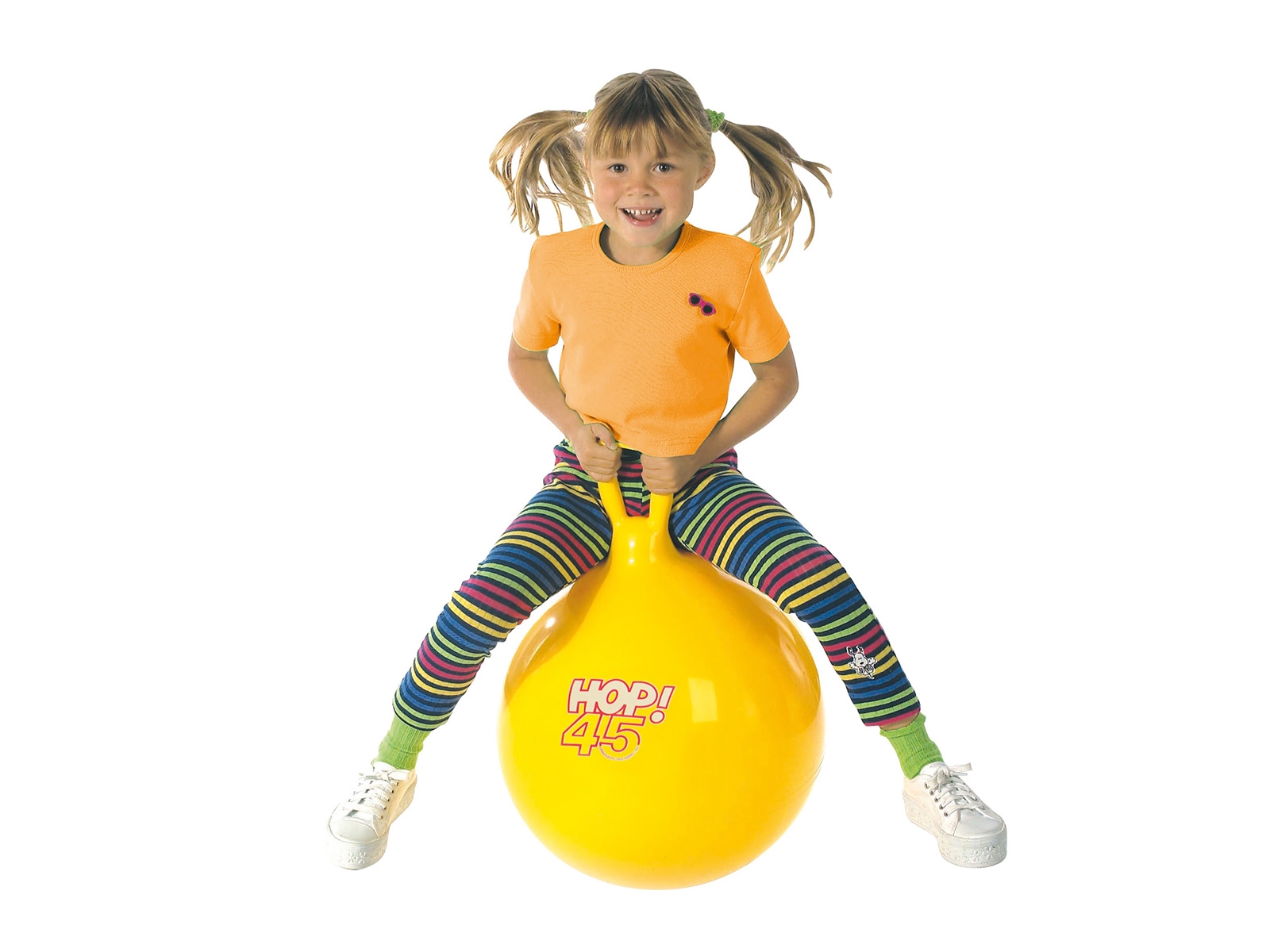 Gymnic HOP Hüpfball Ø 45 cm gelb